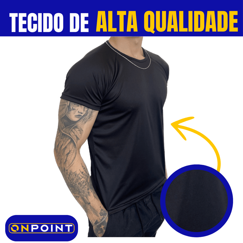 Compre um LEVE CINCO! Camisetas Dry Fit Masculina - Casual - Treino - Academia - Esportes - Exercícios - Corrida