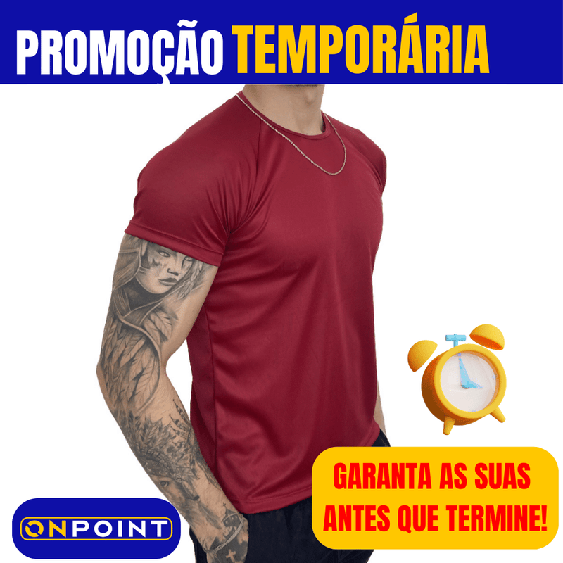 Compre um LEVE CINCO! Camisetas Dry Fit Masculina - Casual - Treino - Academia - Esportes - Exercícios - Corrida