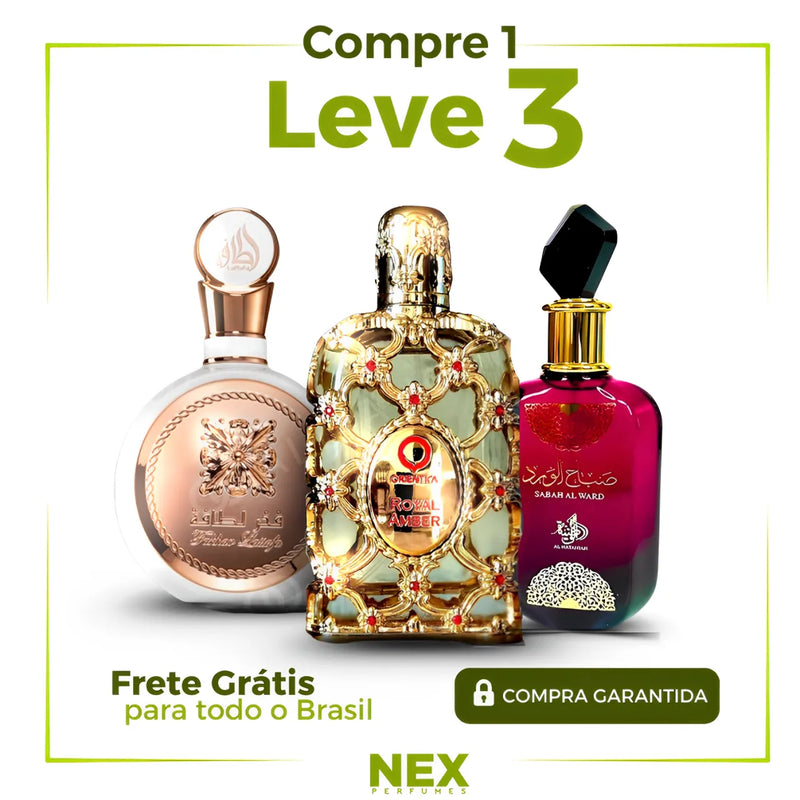 PROMOÇÃO COMPRE 1 LEVE 3 + BRINDE - Sabah Al Ward, Fakhar e Royal Amber - Queima de Estoque🔥  - 100ml Cada